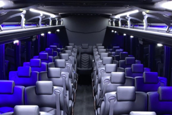 Boise Charter Bus Interior
