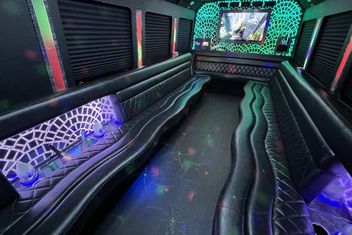 Boise Limo Bus Interior