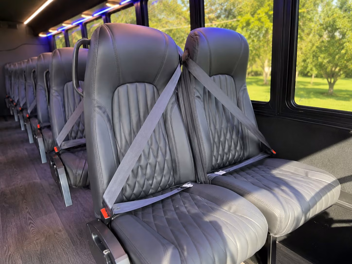 18 passenger minibus inside
