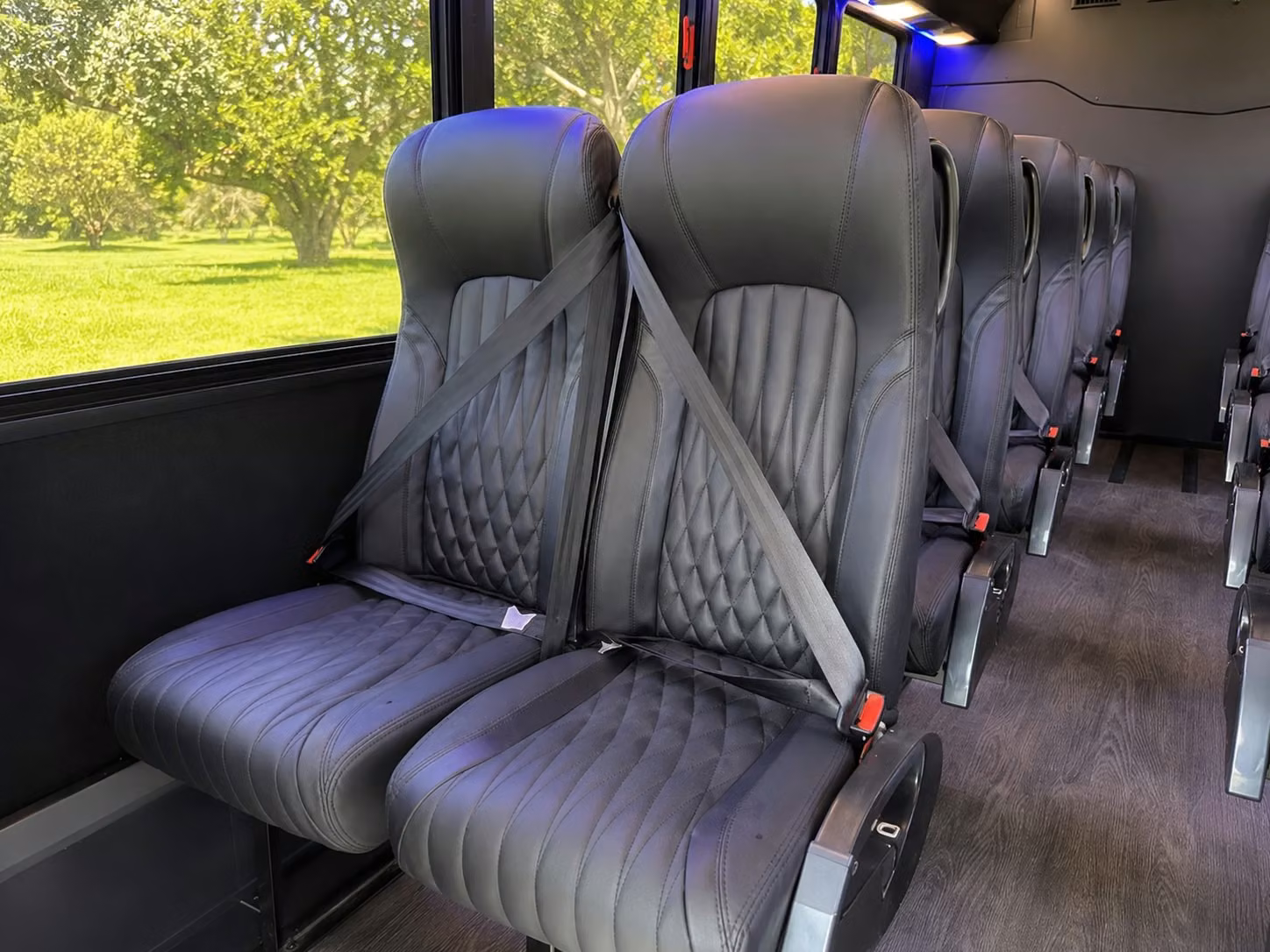 20 passenger minibus interior