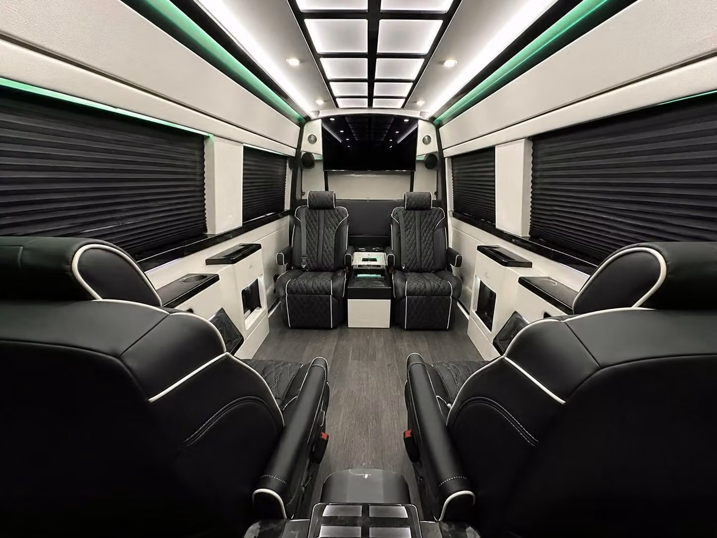 sprinter van with driver inside
